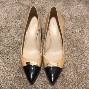 Coach Cap Toe Kitten Heels
